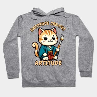 Artist cat Hoodie